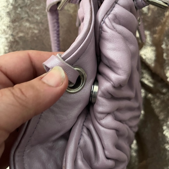 EUC Paolo Masi Lavender Quilted Leather Handbag - Picture 10 of 12